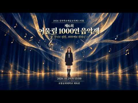 제 6회 어울림 1000인 음악제 &quot;한 아이의 성장, 그리고 1,000개의 하모니!&quot;