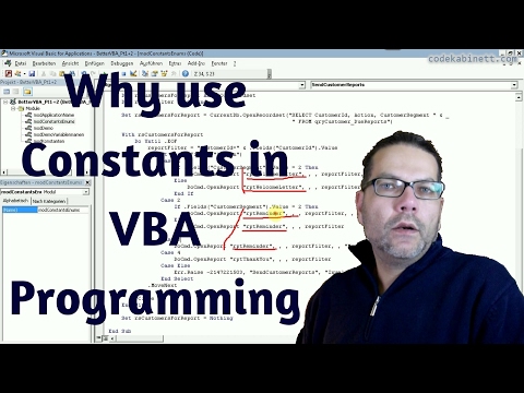 Better VBA 3 - Constants