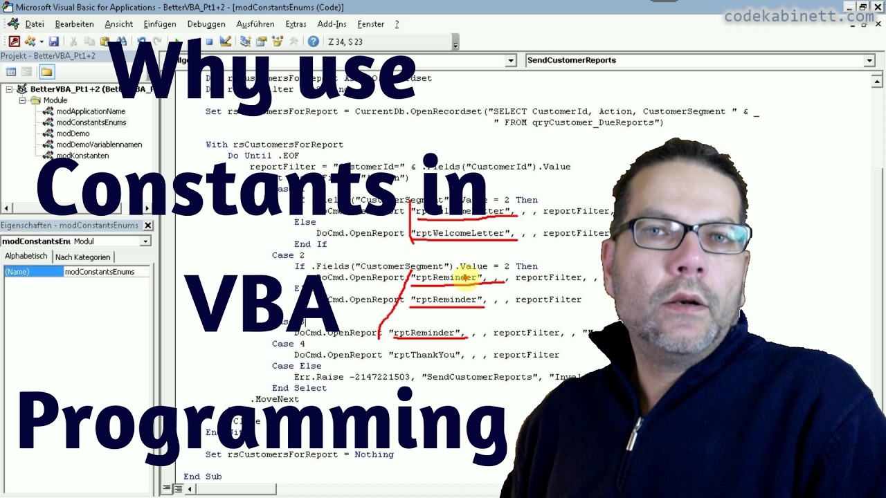 How to declare a global constant in VBA? Tipseri