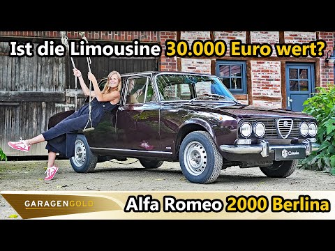 Alfa Romeo 2000 Berlina: The sedan is from a first owner! | Used car check | Jil's Blechjuwelen
