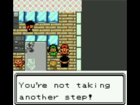 Pokemon Crystal World Walkthrough Part 67 - Team Rocket in Goldenrod 8 - Magikarp