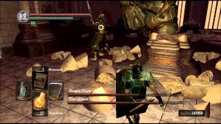 Dark Souls PC: Occult Great Scythe vs Smough and Ornstein