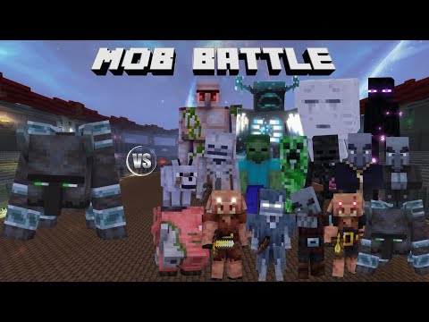 Minecraft Ravager Vs All Mobs in Minecraft (Minecraft Mob Battle) 1.20 Minecraft