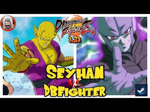 DBFZ Seyhan vs DBFighter (A21, Hit, A18) vs (Vegeta, Broly, Piccolo) Ver 1.31