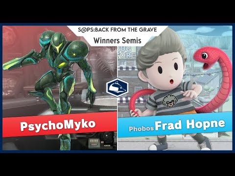 Back From The Grave Ultimate Singles - PsychoMyko(Dark Samus) vs Frad Hopne(Lucas) Winners Semis