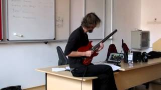 Alex Machacek - kitarska delavnica glasbene šole Takt Ars - 2. del