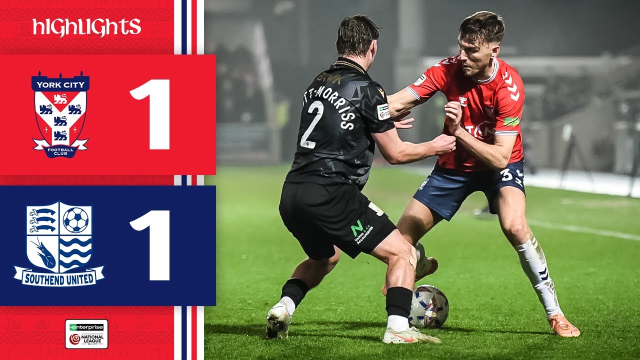 York City vs Southend United Highlights