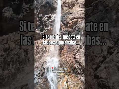 🏔️✨🤍📍 Chorro de la Vieja. Tunuyán Mendoza