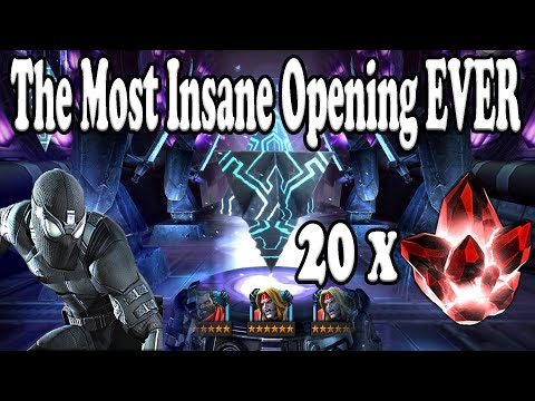 20x 5 Star and 2x 6 Star INSANE Crystal Opening - Marvel Contest of Champions