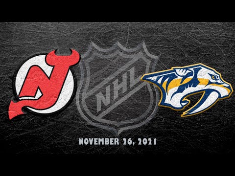 NHL Devils vs Predators | Nov.26, 2021