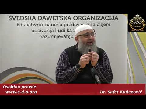 Osobina pravde - Dr Safet Kuduzović