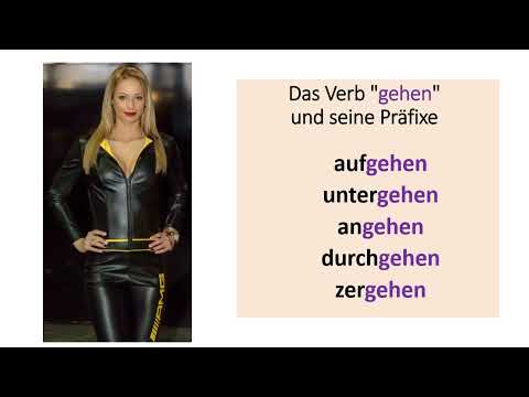 Das Verb "gehen" und seine Präfixe - Teil 2