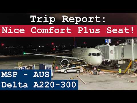 YouTube thumbnail for Delta Air Lines Airbus A220-300