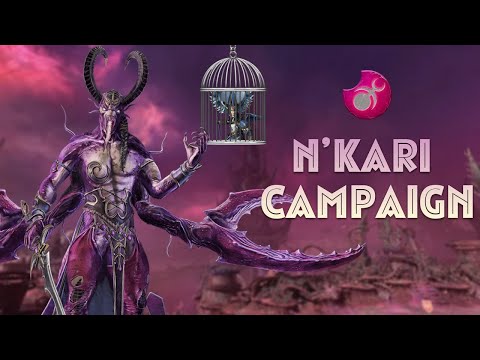 N'Kari's hunts Tyrion // N'Kari campaign Total War: WARHAMMER III.