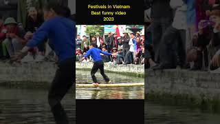 Festivals in Vietnam|The challenge is not to laugh| Funny Tube #shorts