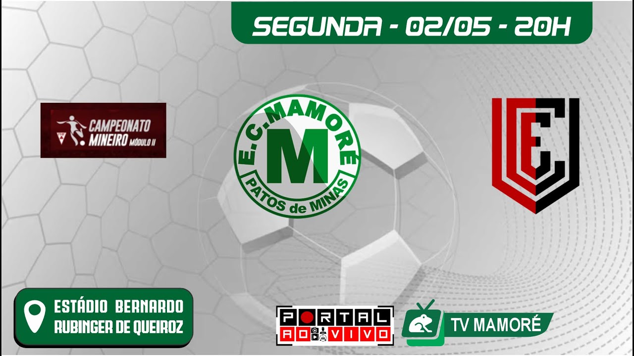 MAMORÉ x VARGINHA - CAMPEONATO MINEIRO MODULO II - 7ª RODADA