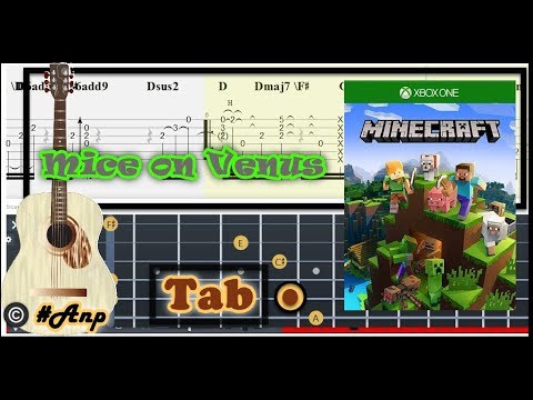 Guitar Tab - Mice on Venus (Minecraft) OST Fingerstyle Tutorial Sheet Lesson #Anp