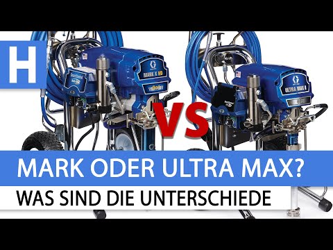 Graco Mark oder Ultra Max? Was ist der Unterschied? (Airless Spritzgerät)