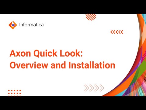 Axon Quick Look Overview And Installation