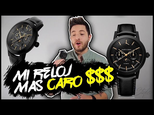 Vídeo relacionado con FILIPPO LORETI The DC Collection - Relojes para hombre, cronógrafo para hombre, caja de acero inoxidable de 42 mm y pulsera SST negra, 10 ATM WR, MechaQuartz, regalo de edición limitada, Esfera morada