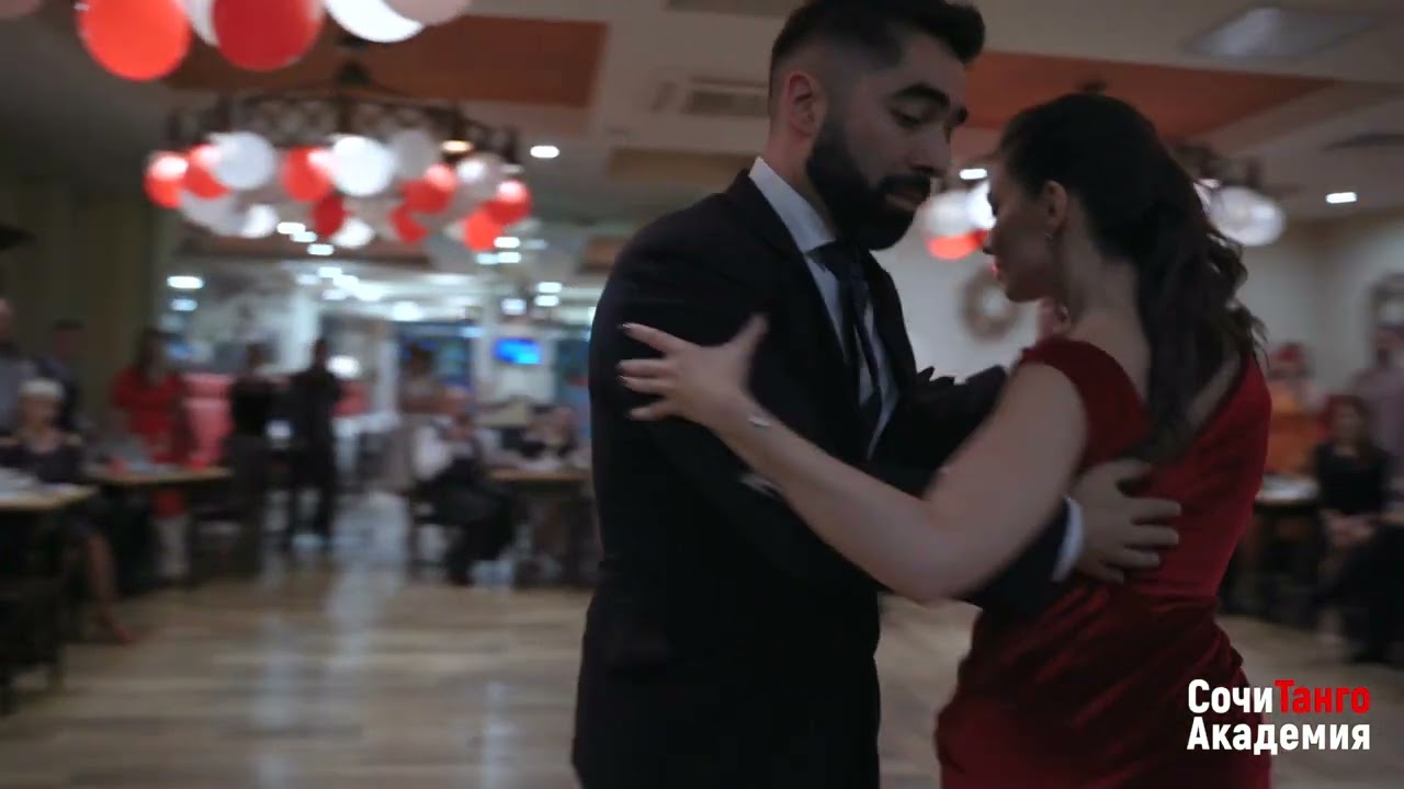 Damian Mechura & Elizaveta Tavrovskaya, Me beso y se fue (Ricardo Tanturi ). Sochi Tango Academy
