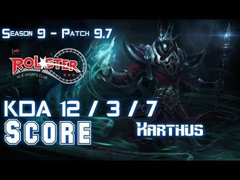 KT Score KARTHUS vs REK'SAI Jungle - Patch 9.7 KR Ranked