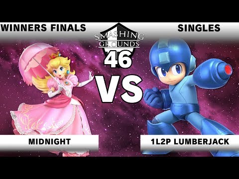 Smashing Grounds 46 - Winners Finals - Midnight [Peach] v 1L2P Lumberjack Rakon [Mega Man]