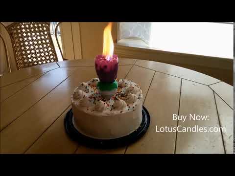 See a Lotus Candle™ lighting up in 6 seconds!