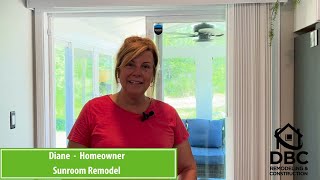 Watch video: Diane's Sunroom Addition Story