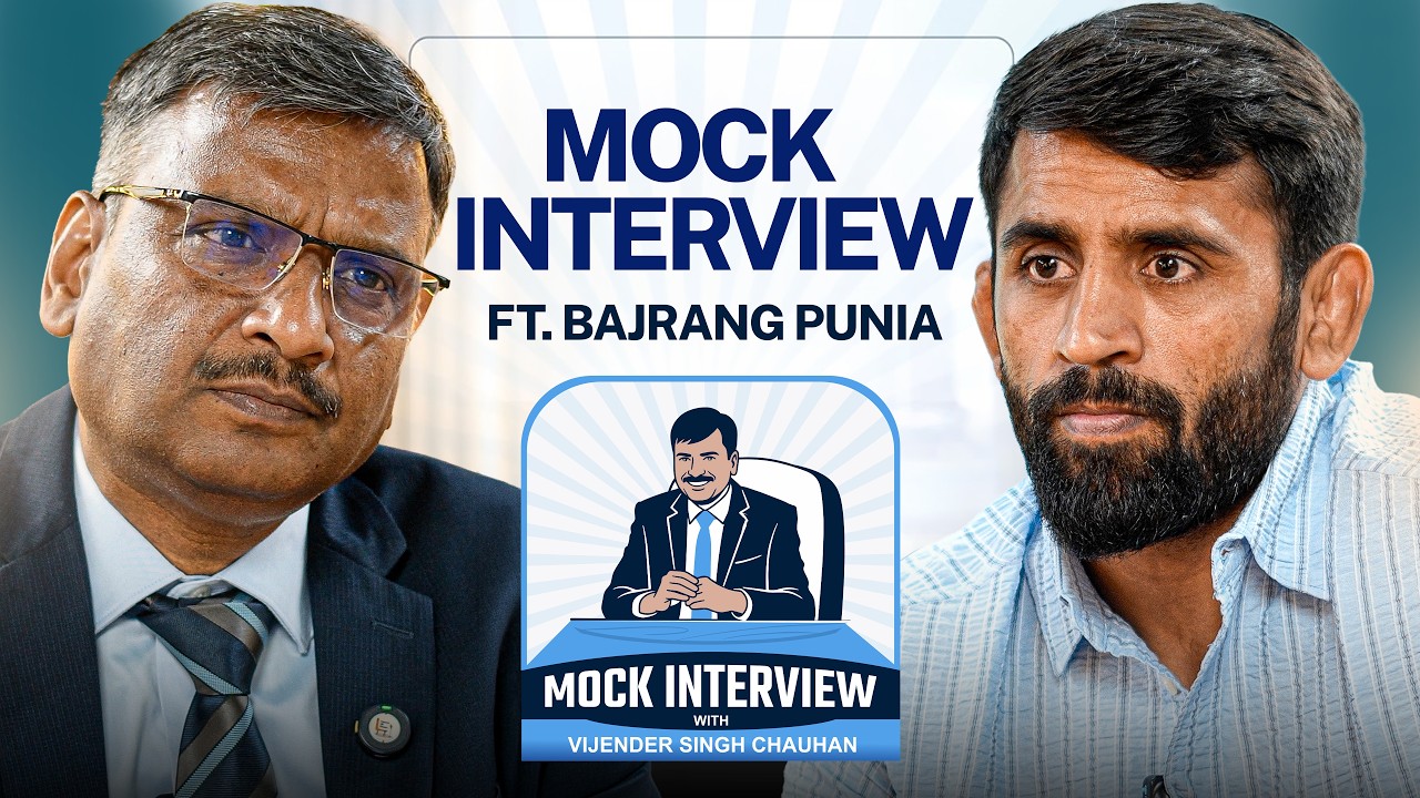 Bajrang Punia on Wrestling, Brij Bhushan Protest & Education I Mock Interview with Vijender Chauhan
