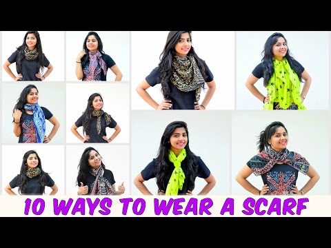 10 easy ways to wear a stole scarf