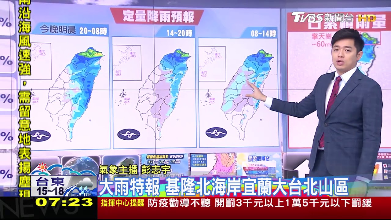 「濕」寒流來了!越晚越冷、入夜探6度 北東雨高山恐雪