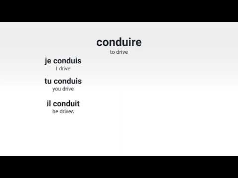 What is the present tense of the French verb avoir