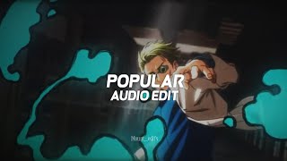 Download lagu popular - the weeknd, madonna, playboi carti「edit audio」 mp3