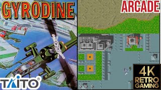 Gyrodine Arcade (Taito 1984) 4k Longplay