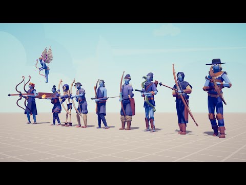 ALL ARCHERS vs ARMIES - Totally Accurate Battle Simulator TABS