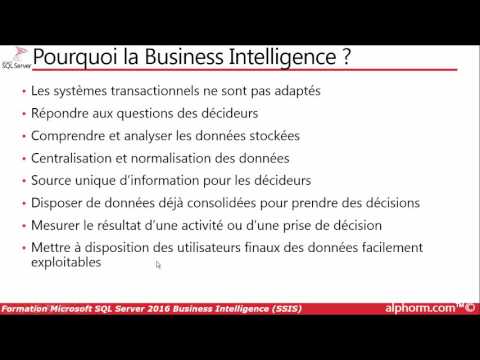 Microsoft SQL Server 2016 BI | Introduction à la Business Intelligence avec les outils Microsoft