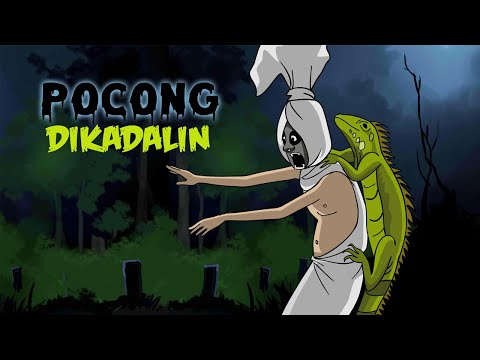 Pocong Dikadalin - Kartun Hantu Lucu