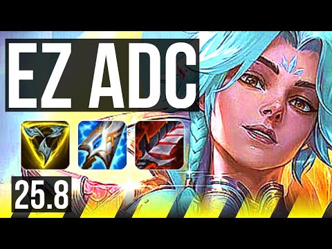 EZREAL & Rell vs JHIN & Pyke (ADC) | 700+ games | EUW Master | 25.8