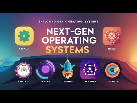 Next-Gen Operating Systems: ArcaOS, Haiku, ReactOS, FreeDOS, Wayne OS, Future, KolibriOS & Visopsys!