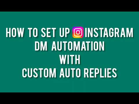 How To Automate Your Instagram DMs.