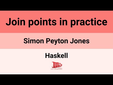 [Haskell'25] Join points in practice