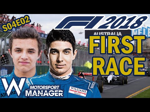 First race of the 2021 season | #54 | Williams F1 2018 Motorsport Manager | S04E02