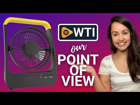 Gazeled Battery Operated Fans - WTI product video review