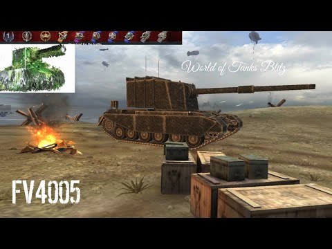 FV4005 World of Tanks Blitz 5.8 k Damage 4 kills