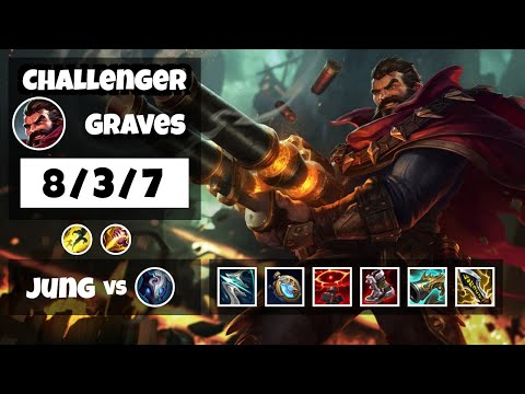 Graves vs Kindred NA Challenger JUNGLE (8/3/7) - v11.11