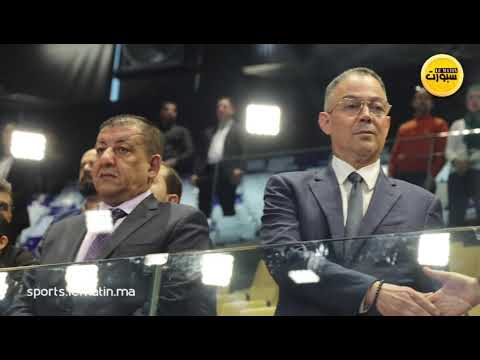 فيديو:لقجع يدعم لبؤات القاعة