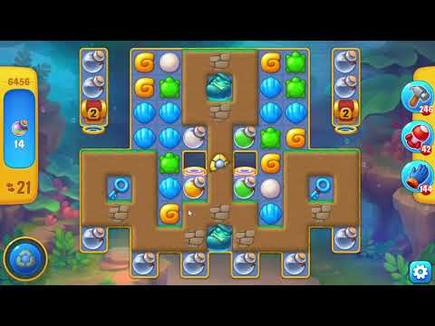 Fishdom 6456 Level - 21 moves - NO BooSTERS