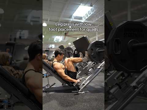 Leg Press for Quads vs Leg Press for Glutes