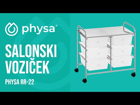 videoposnetek - Salonski voziček - 6 predalov